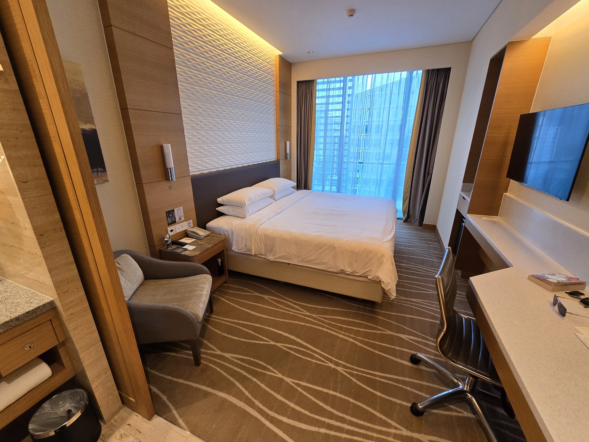 Onze hotelkamer in Singapore in maart 2025